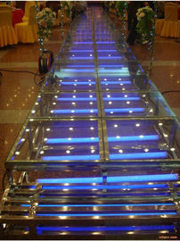 中国 販売のための 18mm の厚さのガラス板が付いているガラス繊維の段階 サプライヤー