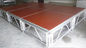 赤 3 -水平な合板のスリップ防止板が付いているアルミニウム段階のプラットホーム サプライヤー