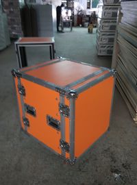 中国 オレンジ合板のスピーカーの4&quot;との1つのアルミニウム工具箱2強いポリ塩化ビニールの車輪 工場