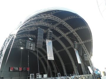 Silver Alloy Aluminum Stage Truss / Metal Roof Trusses For Lighting