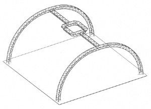 Outdoor Aluminum Lighting Circle Truss / Round Straight Truss