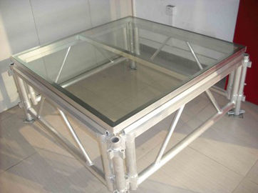1.22*1.22m High Hardness 18mm Acrylic Stage Platform 380KG/square Meter